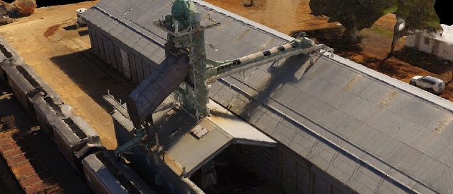 Drone Structure Scan Industrial Infrastructure Grain Receival - Image 4