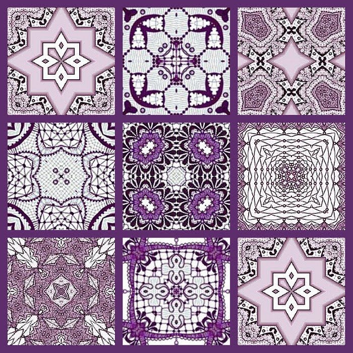 different types of patterns in art. different types of lace