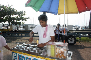 Photo of local ice-cream vendor