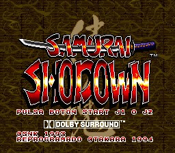  Detalle Samurai Shodown (Español) by Wave descarga ROM SNES