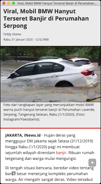 BMW Hanyut Serpong