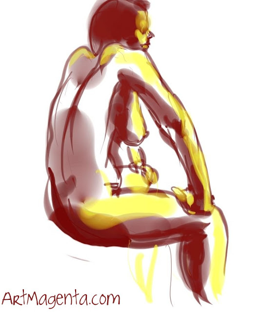 Life drawing from ArtMagenta.com