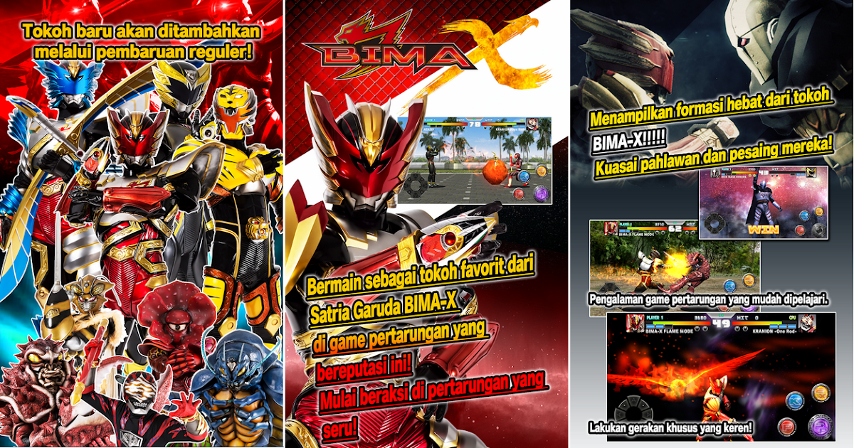 Cara Membuka Semua Karakter Baru Bima X Satria Garuda Android