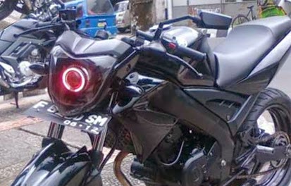 Model Gambar  Modifikasi Lampu  Motor  Yamaha New Vixion 