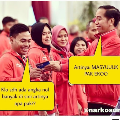 7 Meme Dapet Bonus Asian Games yang Bikin Auto Teriak 'Masuk Pak Eko'