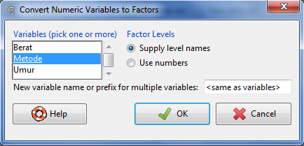 convert factor