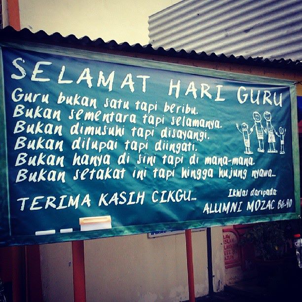 MOZAC: Selamat Hari Guru 2013