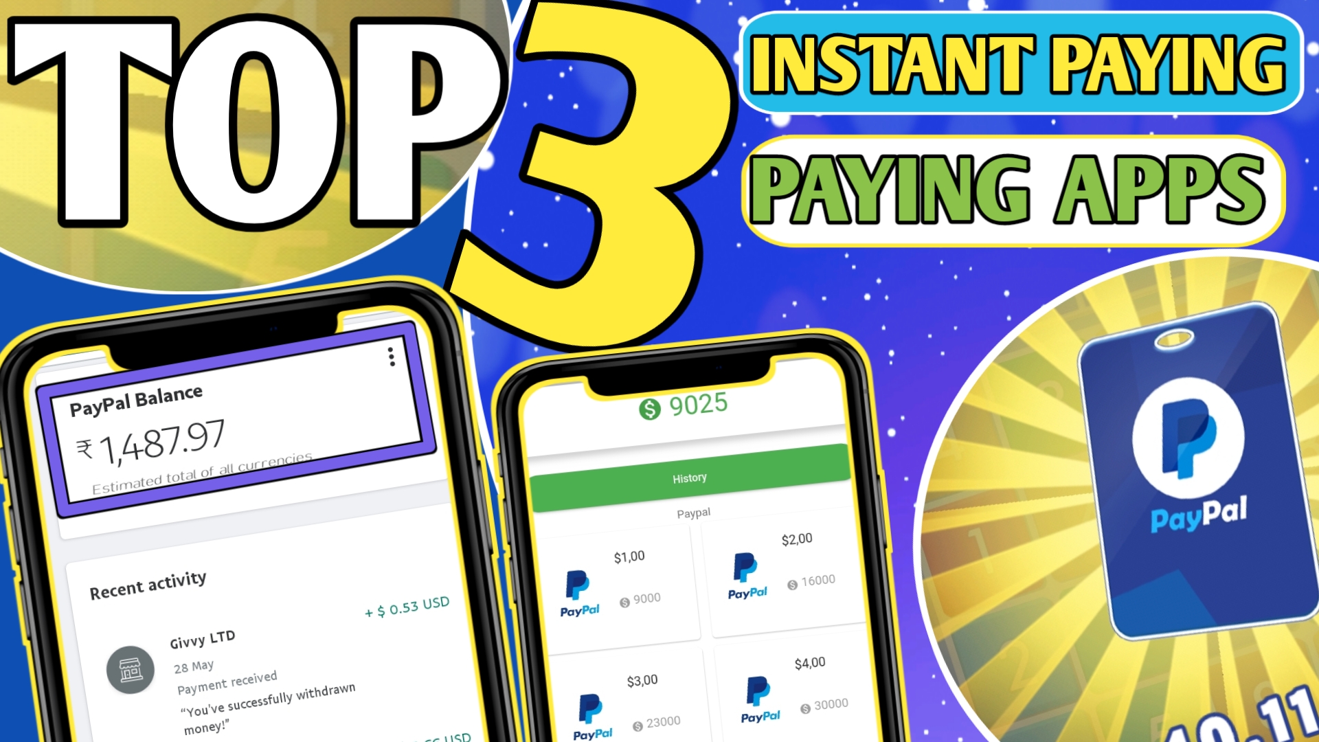 Top 3 Paypal Money Earning Apps 2021