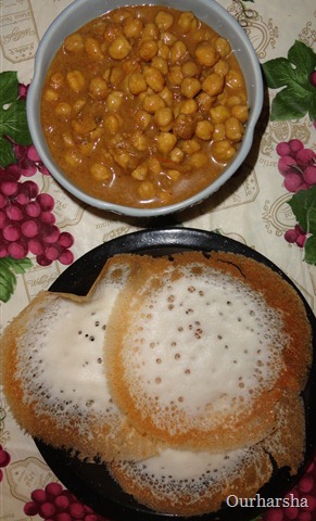 appam & Kadala curry  (3)