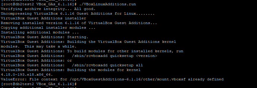./VBoxLinuxAdditions.run output