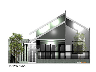 Desain Rumah Mungil di Lahan 10 x 10 M