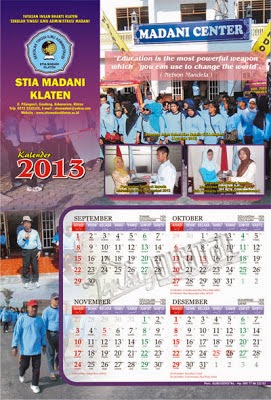  CONTOH  DESAIN  CETAK KALENDER  CATUR WULAN 2021 3 LEMBAR 