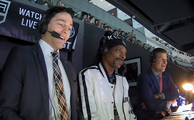 Snoop Dogg joins LA Kings broadcast 2/22/2020