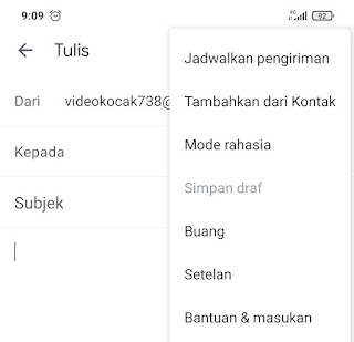 Cara membuat jadwal pengiriman email