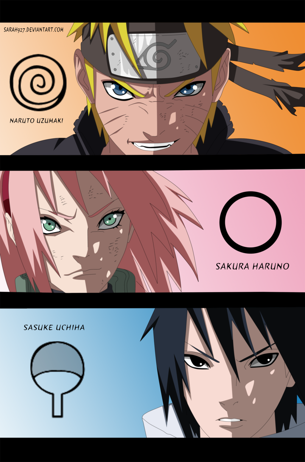 Gambar Naruto Sasuke Dan Sakura Tim 7 Gambar Kata Kata