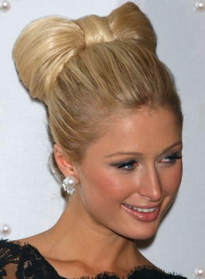 Paris Hilton Updo Party Blonde Hairstyles