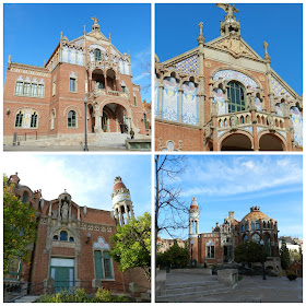 Hospital de la Santa Creu i Sant Pau em Barcelona