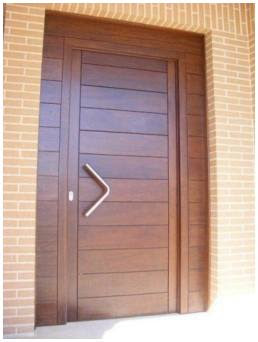 model pintu kayu modern sederhana unik