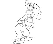 #10 Goofy Coloring Page