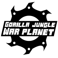 Gorilla Jungle War Planet Logo