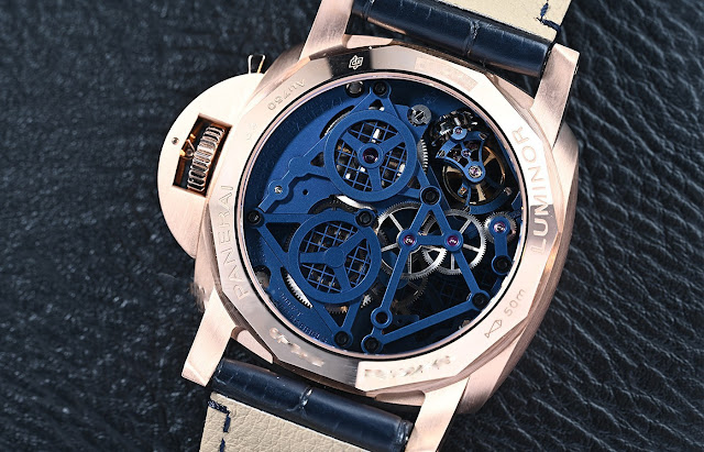 Review Panerai Luminor Tourbillon GMT Goldtech™ Gold Copper 47mm Watch Replica