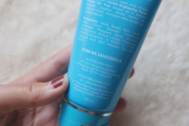 LEONA BRIGHTENING FACIAL FOAM REVIEW