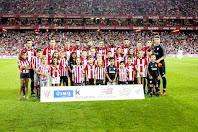 ATHLETIC CLUB DE BILBAO - Temporada 2018-19 - Susaeta, De Marcos, Dani García, Raúl García, Yeray, Córdoba, Iñaki Williams, Peru Noloskoain, Muniain, Yuri Berchiche y Unai Simón. ATHLETIC CLUB DE BILBAO 2 (Susaeta, Yuri Berchiche) S. D. HUESCA 2 (Miramón, Chimy Ávila). 27/08/2018. Campeonato de Liga de 1ª División, jornada 2. Bilbao, Vizcaya, estadio de San Mamés.