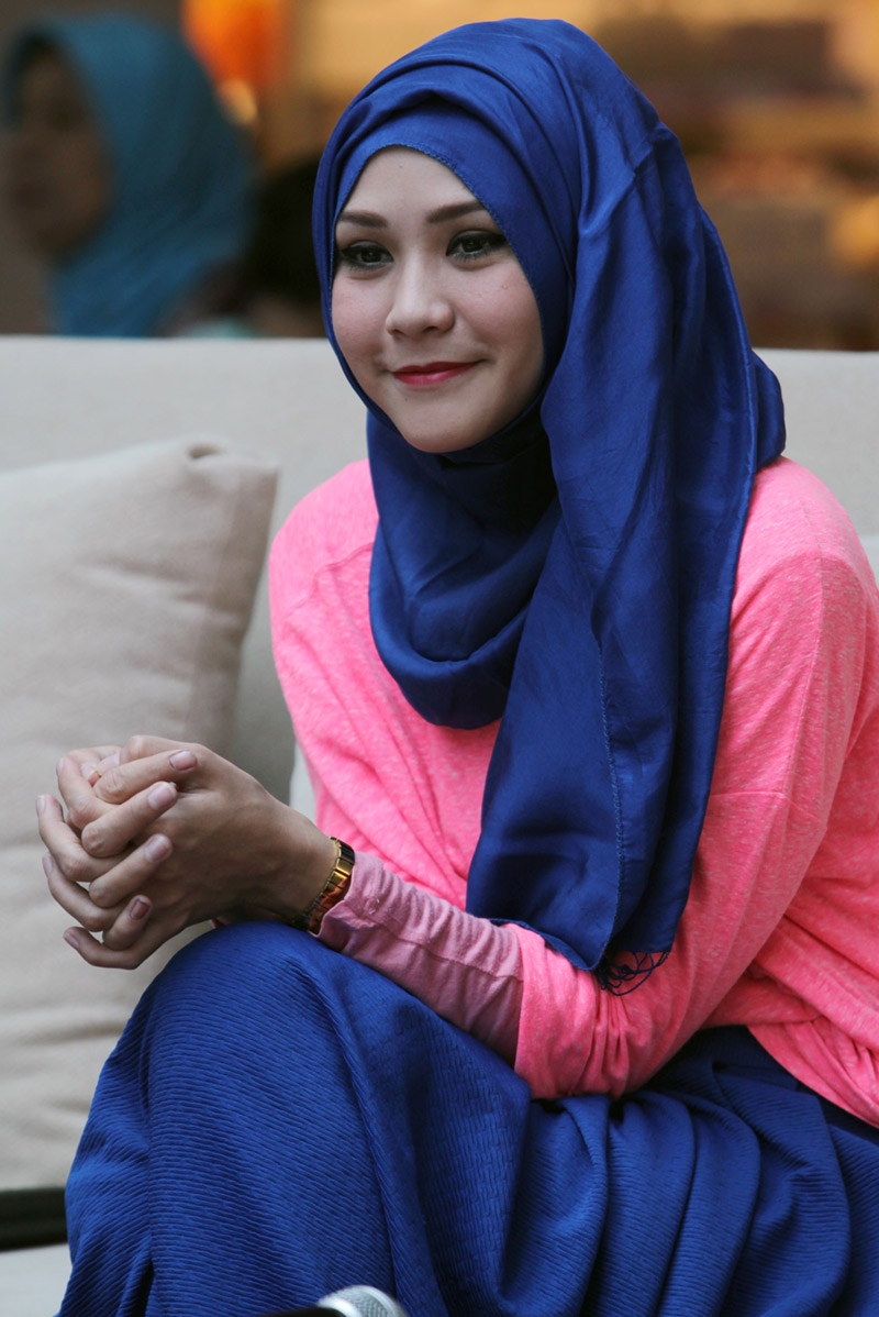 Tutorial Hijab Pesta Ala Zaskia Mecca Tutorial Hijab Paling Dicari