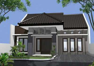 desain rumah idaman masa kini 1 lantai