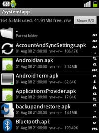 How to Remove Default ROM applications