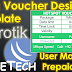 MikroTik - User manager Custom Voucher Design Template | Userman billing prepaid voucher design