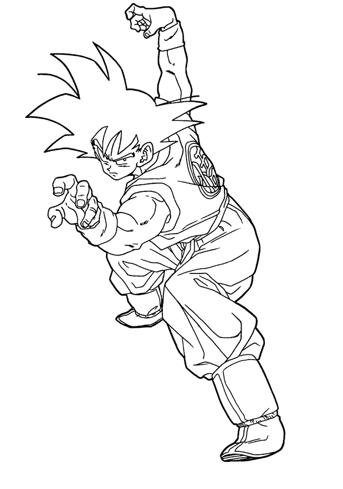 Dragon Ball Z Kai Coloring Pages