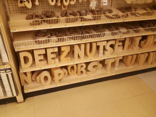 Meanwhile, at the craft store