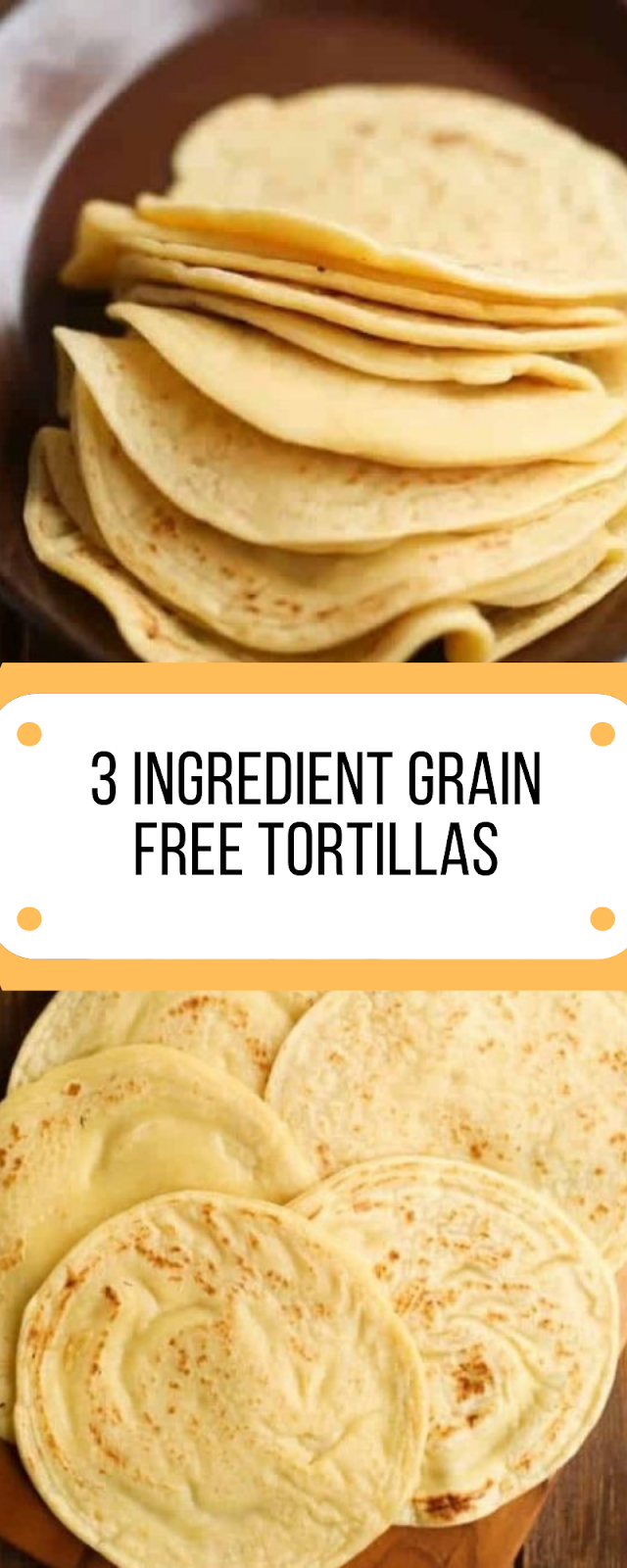 3 Ingredient Grain Free Tortillas