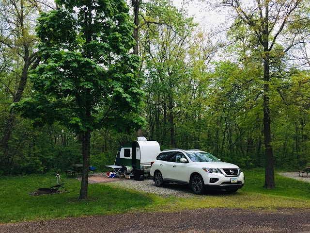 Tiny teardrop trailer camping RTTC Polar Bear