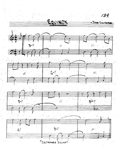 Partitura Trompeta John Coltrane