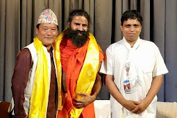 Ramdev camp... Baba Ramdev steers clear of statehood issue