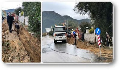 Ο Καφαντάρης στο έργο αντιπλημμυρικής προστασίας στη Χώρα