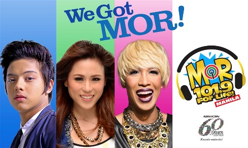 Daniel Padilla, Toni Gonzaga and Vice Ganda New Faces of MOR Manila 101.9 FM Radio Station