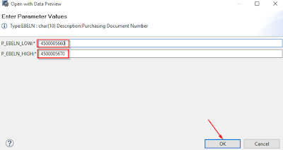 ABAP on HANA – Step by step procedure to create a CDS view using input parameters to display multiple records.