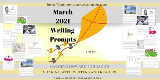 March 2021 Writing Prompts Free Instant Download PDF