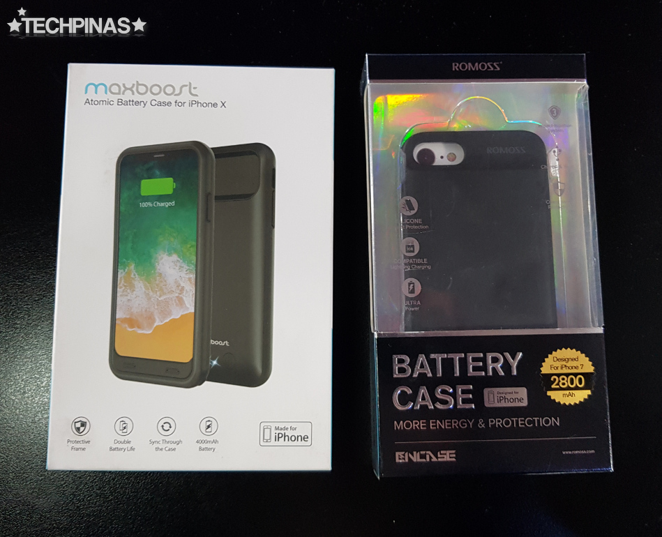 Maxboost Battery Case Apple iPhone X, Romoss Battery Case Apple iPhone X
