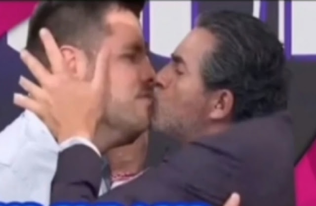 ¿Se declaran gay? Tras divorcio, actor de Televisa se confiesa y le da un beso de lengua a conductor de 'Hoy'