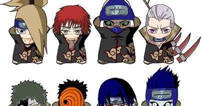 Gambar Naruto Wallpaper: Chibi Naruto Anime Characters