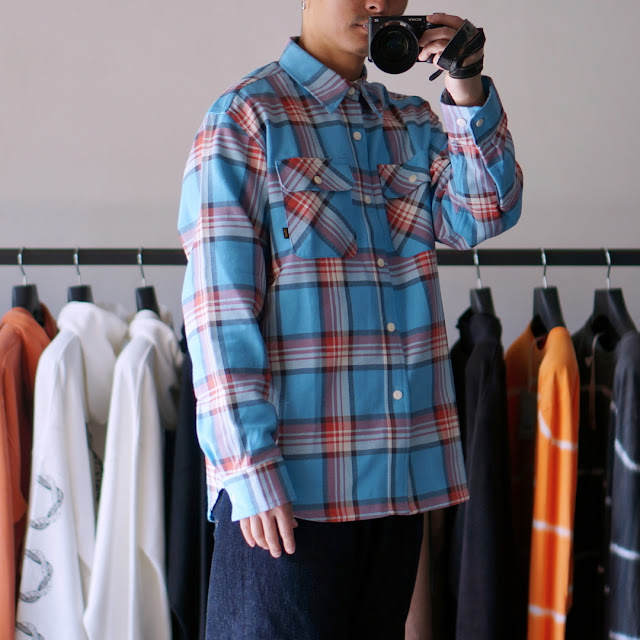 CALEE 20SS L/S Check Shirt TRUMPS キャリー 通販