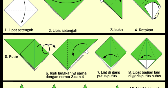 Membuat Origami  KATAK  BISA LONCAT Untuk Anak