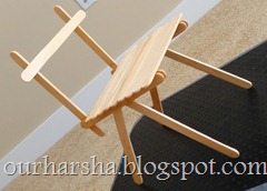 Popsicle sticks Chair (1)