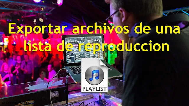 exportar archivos de una playlist con amok