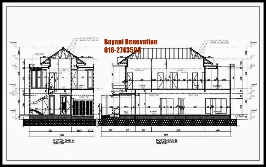  Desain  Rumah Semi Banglo Moden Dua Lantai  Desain  Pagar  
