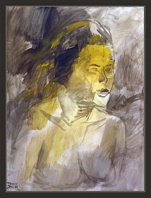 PINTURA-MUJERES-PECHO-MODELOS-RETRATO-ACUARELAS-PINTOR-ERNEST DESCALS-